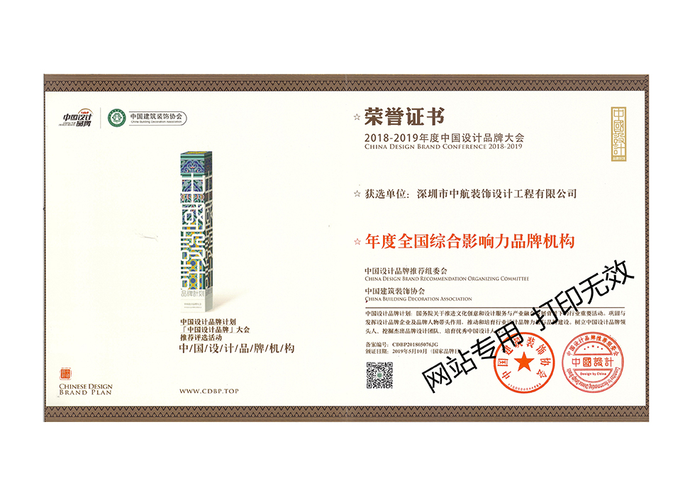 2018年度全国综合影响力品牌机构